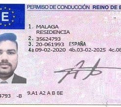 Buy Spain driver's licence