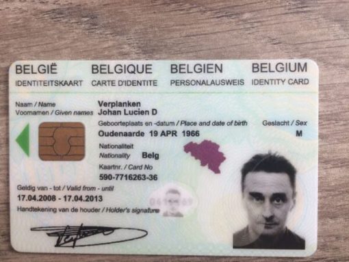 Fake Belgian ID card Online