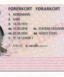 Norway driver's license