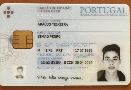 Fake Portuguese ID Card