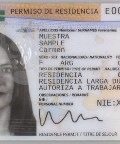 Spanish Permanent Residence Card