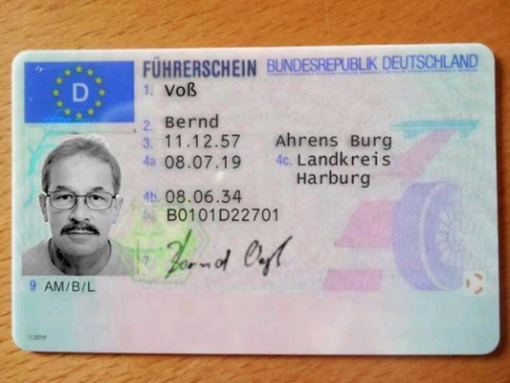 Germany driver's licence