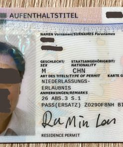 Germany Permanent Residence Card