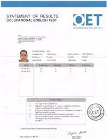 Buy OET Certificate online